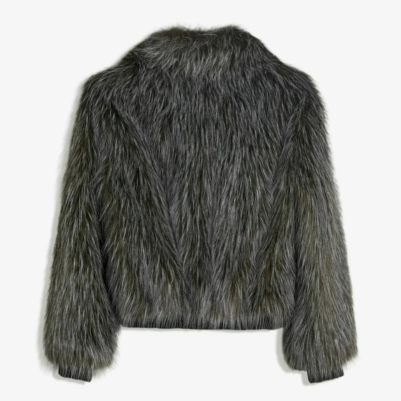 Chaqueta de pelo sintético de invierno