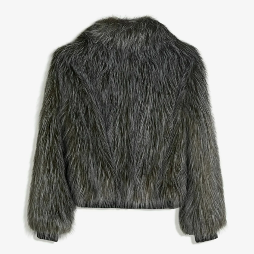 Faux fur winter jacket