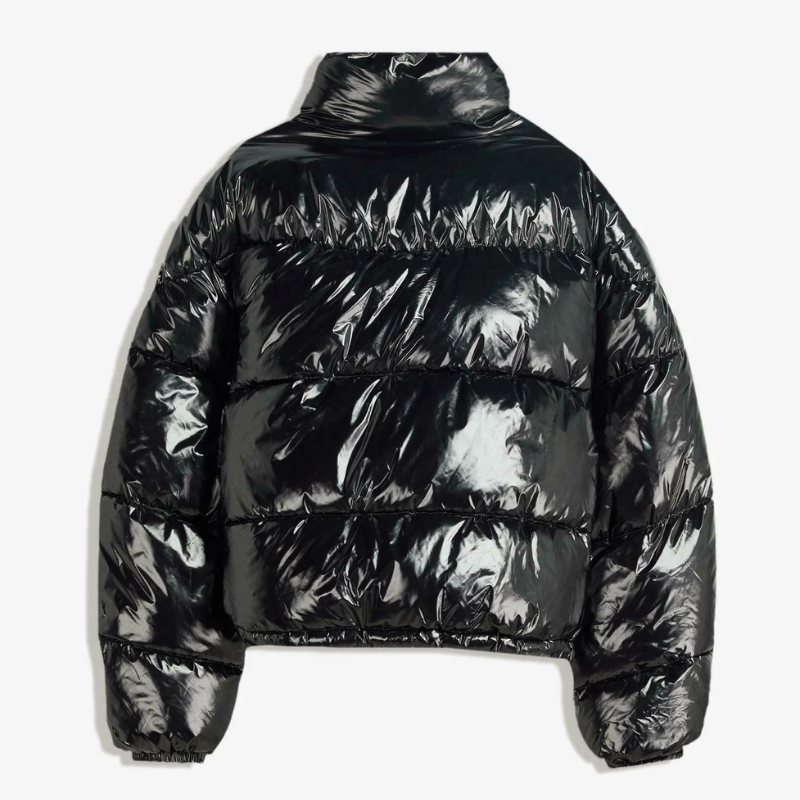 Cazadora bomber brillante