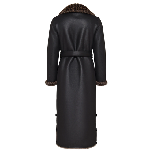 Abrigo largo reversible